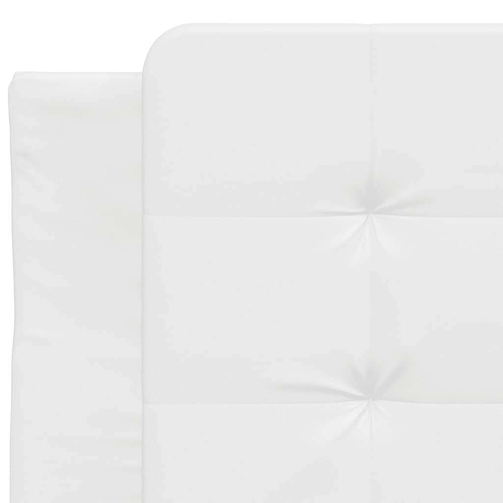 sengeramme uden madras Zadar 100x200 cm kunstlæder hvid