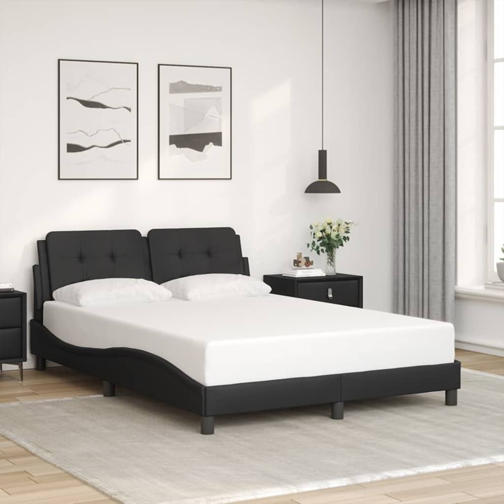 sengeramme uden madras Zadar 120x200 cm kunstlæder sort