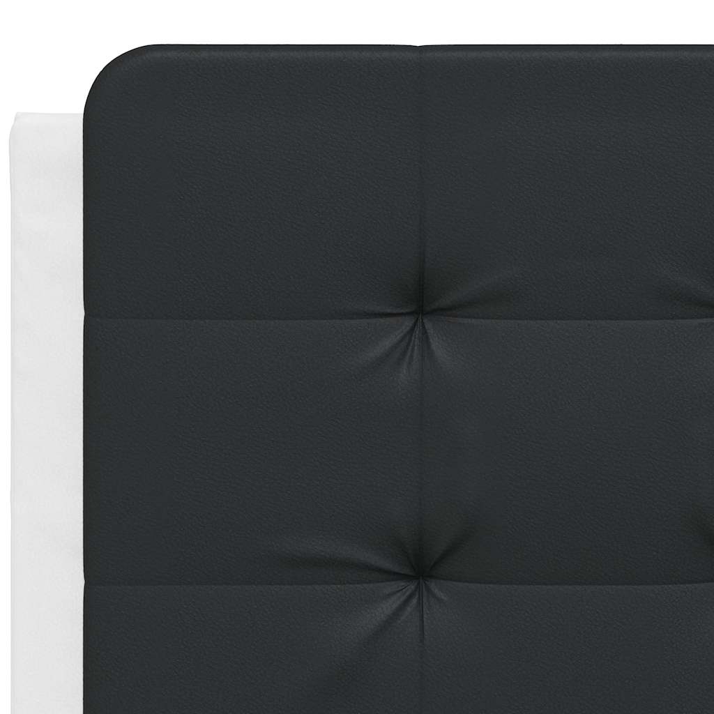 sengeramme uden madras Zadar 120x200 cm kunstlæder hvid og sort