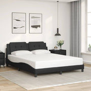 sengeramme uden madras Zadar 160x200 cm kunstlæder sort