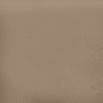 sengeramme uden madras Zadar 200x200 cm kunstlæder cappuccinofarvet