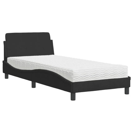 seng med madras Dover 90x200 cm velour sort