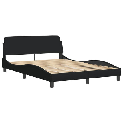 seng med madras Dover 120x200 cm stof sort