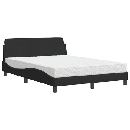seng med madras Dover 120x200 cm velour sort