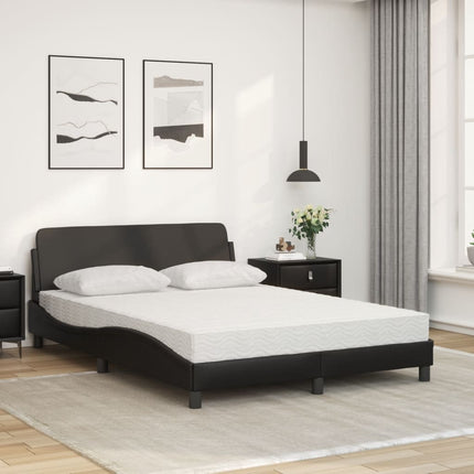 seng med madras Dover 140x190 cm kunstlæder sort