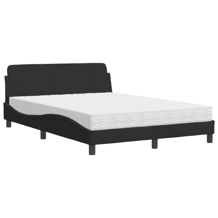 seng med madras Dover 140x200 cm velour sort