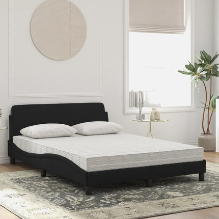 seng med madras Dover 140x200 cm velour sort