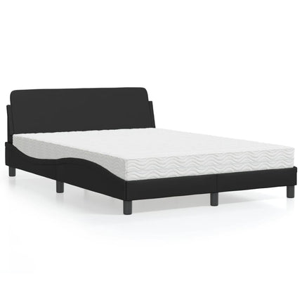 seng med madras Dover 140x200 cm kunstlæder sort