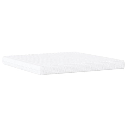 seng med madras Dover 200x200 cm kunstlæder grå