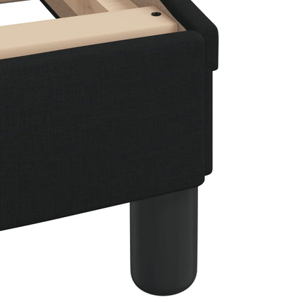 seng med madras Hvar 90x190 cm stof sort