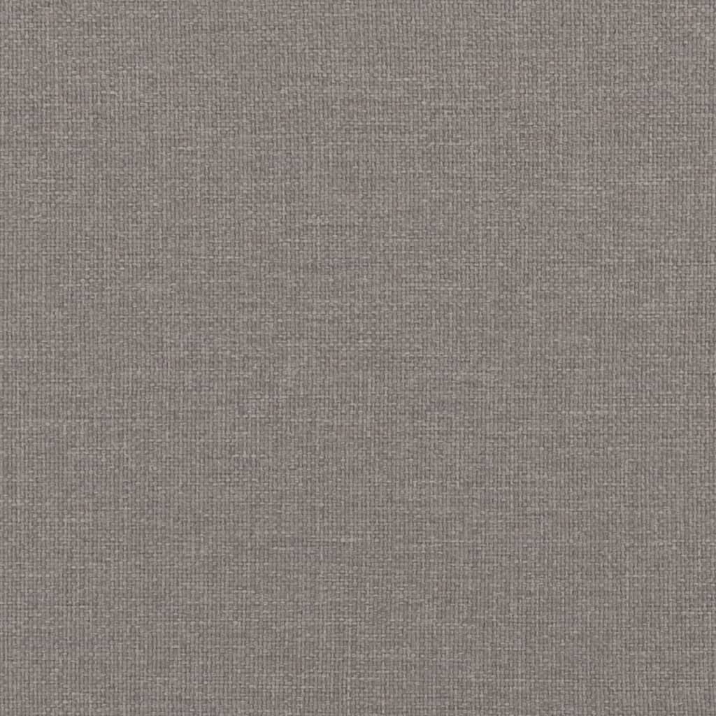 seng med madras Hvar 90x200 cm stof gråbrun