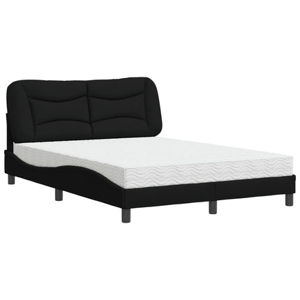 seng med madras Hvar 120x200 cm stof sort