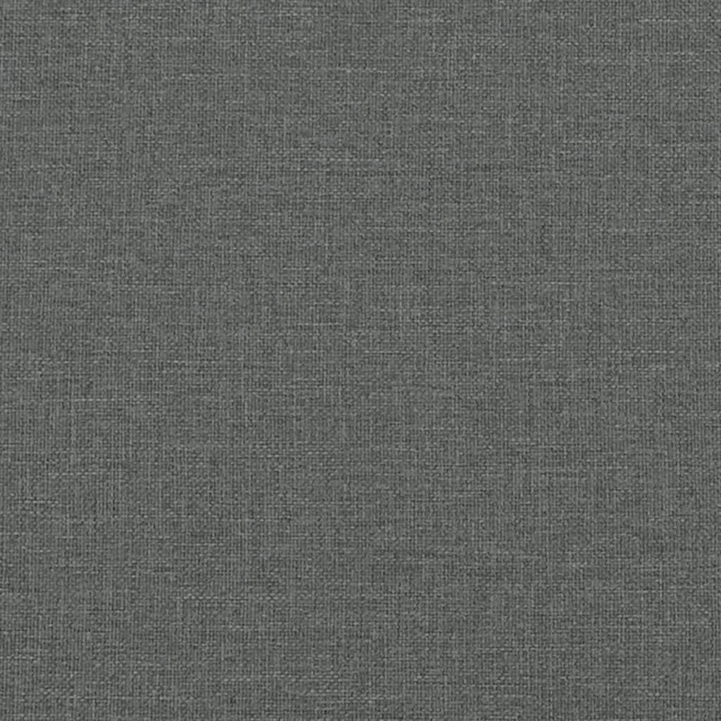 seng med madras Hvar 140x190 cm stof mørkegrå