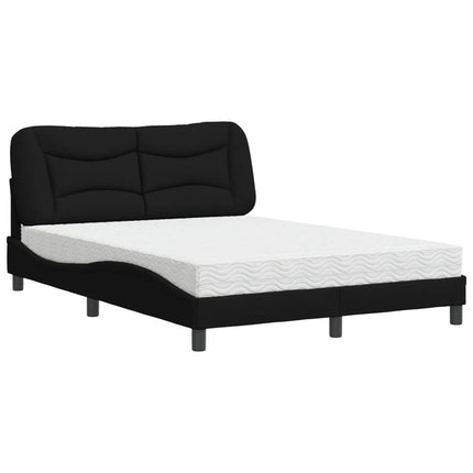 seng med madras Hvar 140x190 cm stof sort