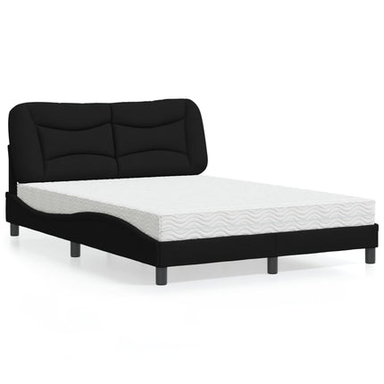 seng med madras Hvar 140x190 cm stof sort