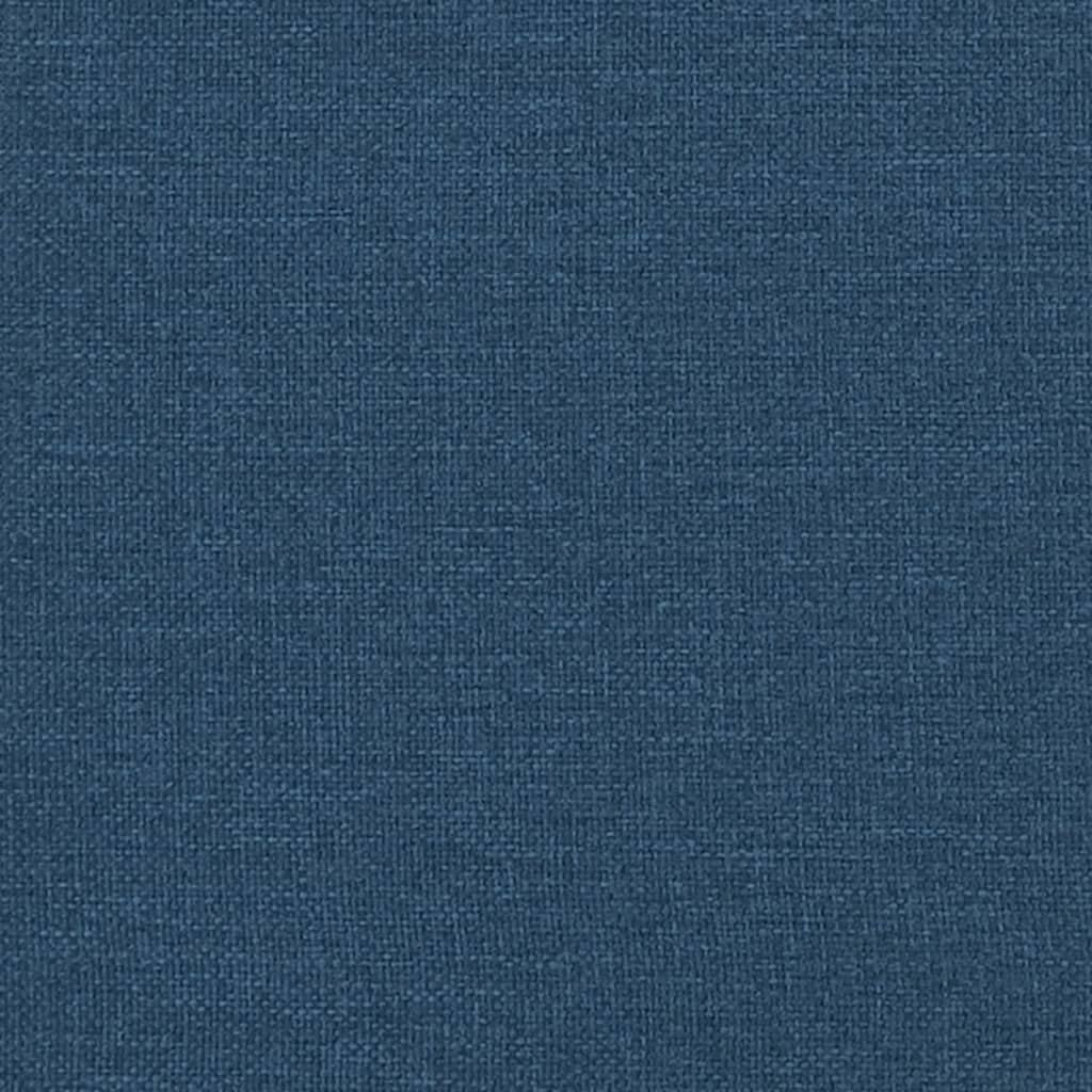 seng med madras Hvar 140x190 cm stof blå
