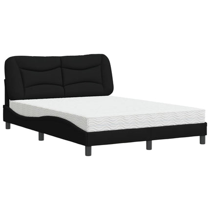 seng med madras Hvar 140x200 cm stof sort