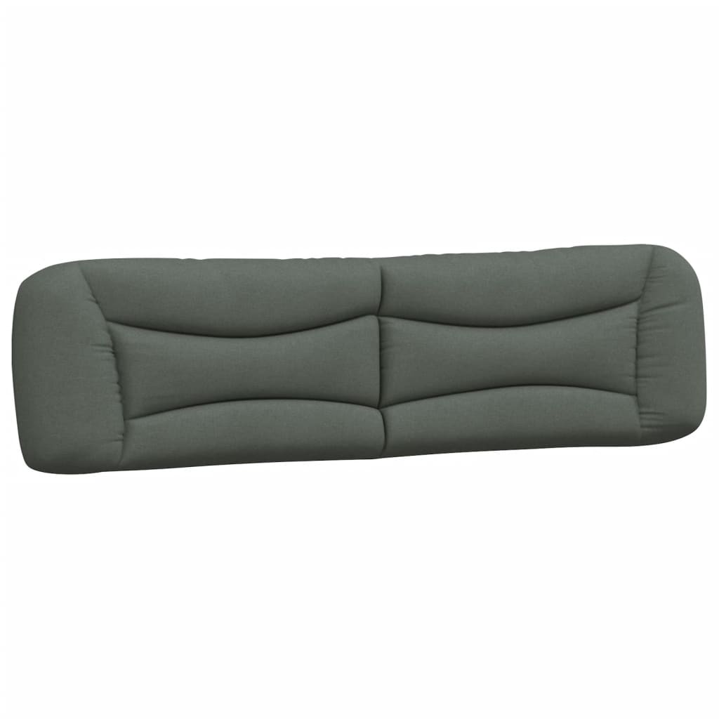 seng med madras Hvar 200x200 cm stof mørkegrå