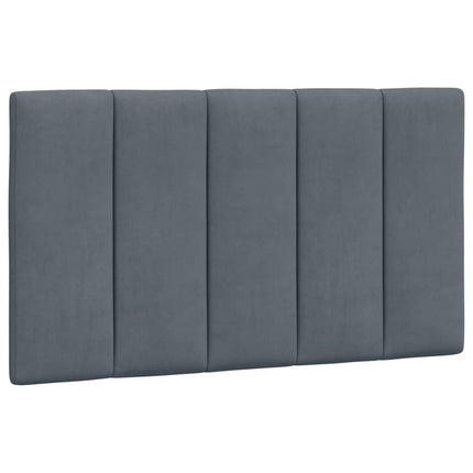 seng med madras Hanko 80x200 cm velour mørkegrå