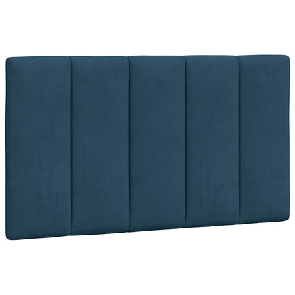 seng med madras Hanko 80x200 cm velour blå