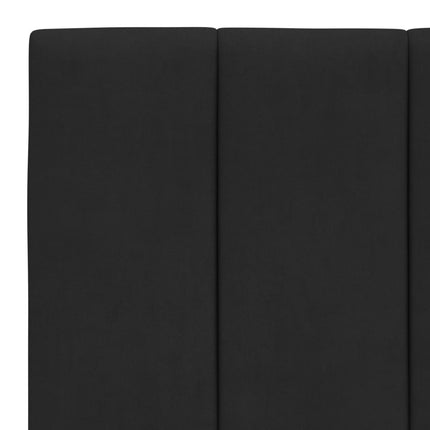 seng med madras Hanko 100x200 cm velour sort