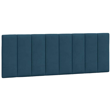 seng med madras Hanko 120x200 cm velour blå