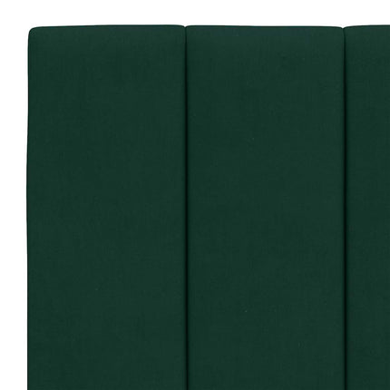 seng med madras Hanko 140x200 cm velour mørkegrøn