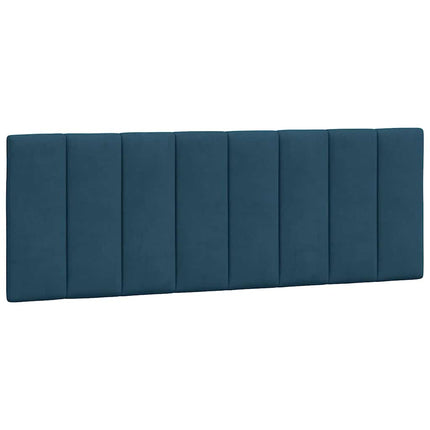 seng med madras Hanko 140x200 cm velour blå