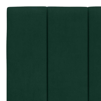seng med madras Hanko 180x200 cm velour mørkegrøn