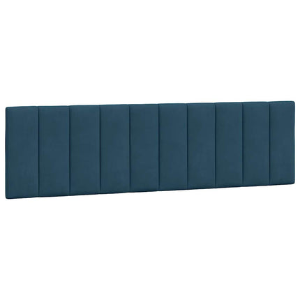 seng med madras Hanko 180x200 cm velour blå