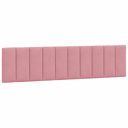 seng med madras Hanko 200x200 cm velour lyserød