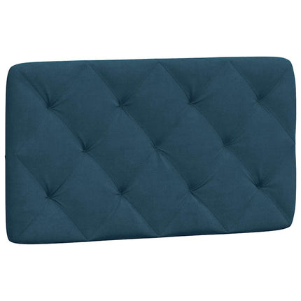seng med madras 90x190 cm velour blå