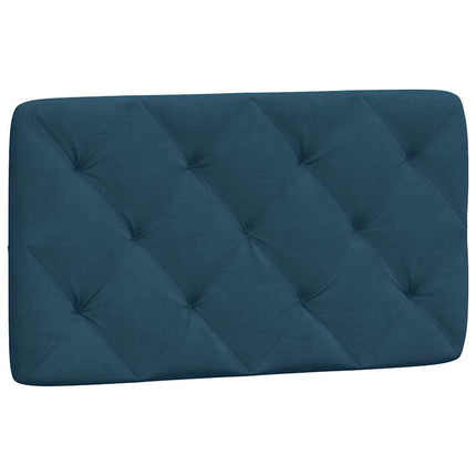 seng med madras 90x200 cm velour blå