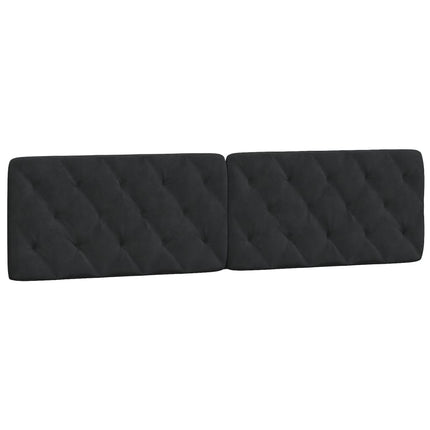 seng med madras 200x200 cm velour sort
