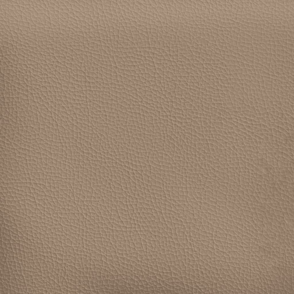 seng med madras Hvar 160x200 cm kunstlæder cappuccinofarvet