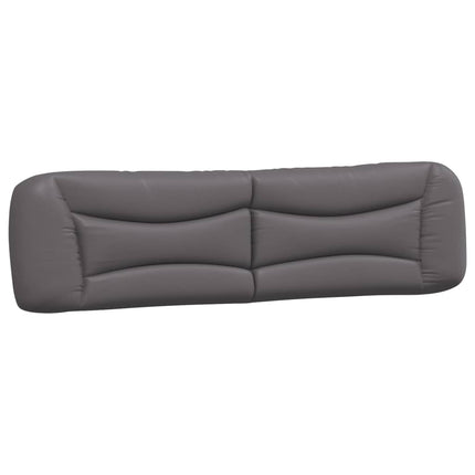 seng med madras Hvar 200x200 cm kunstlæder grå