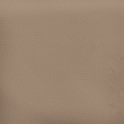 seng med madras Hvar 200x200 cm kunstlæder cappuccinofarvet