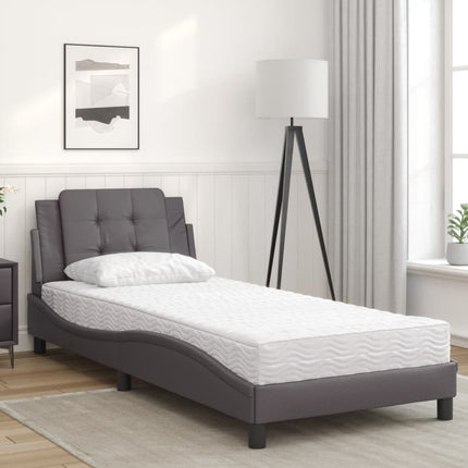 sengeramme uden madras Zadar 80x200 cm kunstlæder grå