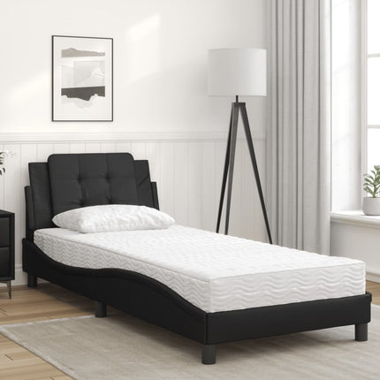 sengeramme uden madras Zadar 90x200 cm kunstlæder sort
