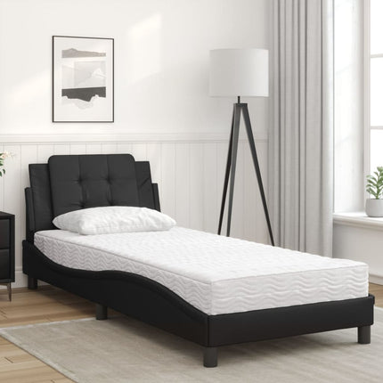 sengeramme uden madras Zadar 100x200 cm kunstlæder sort