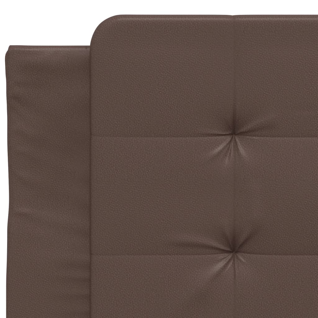 sengeramme uden madras Zadar 100x200 cm kunstlæder brun