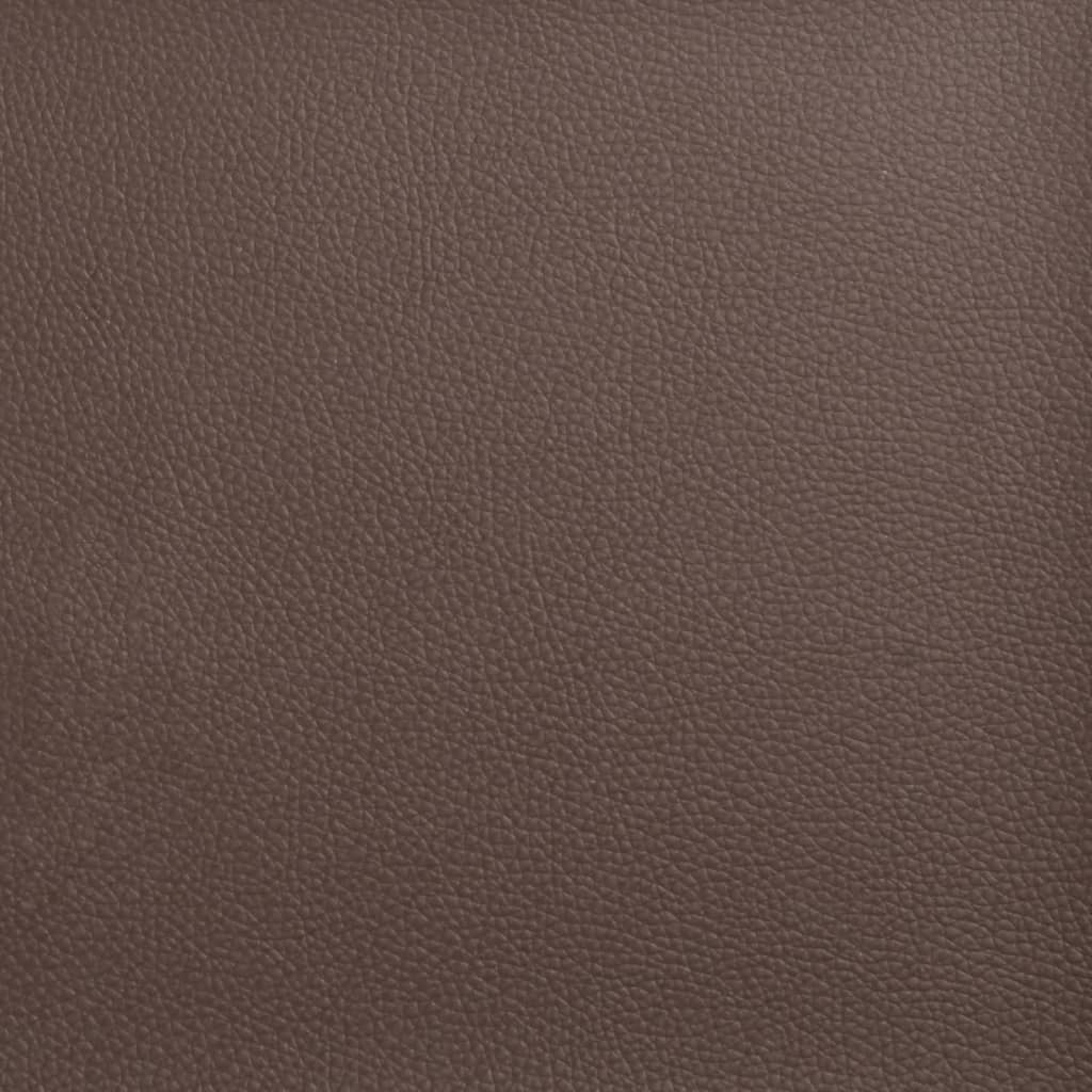 sengeramme uden madras Zadar 100x200 cm kunstlæder brun