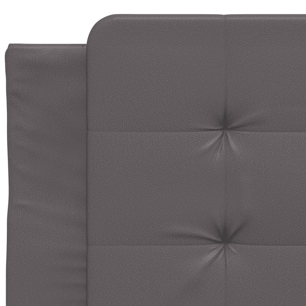 sengeramme uden madras Zadar 100x200 cm kunstlæder grå