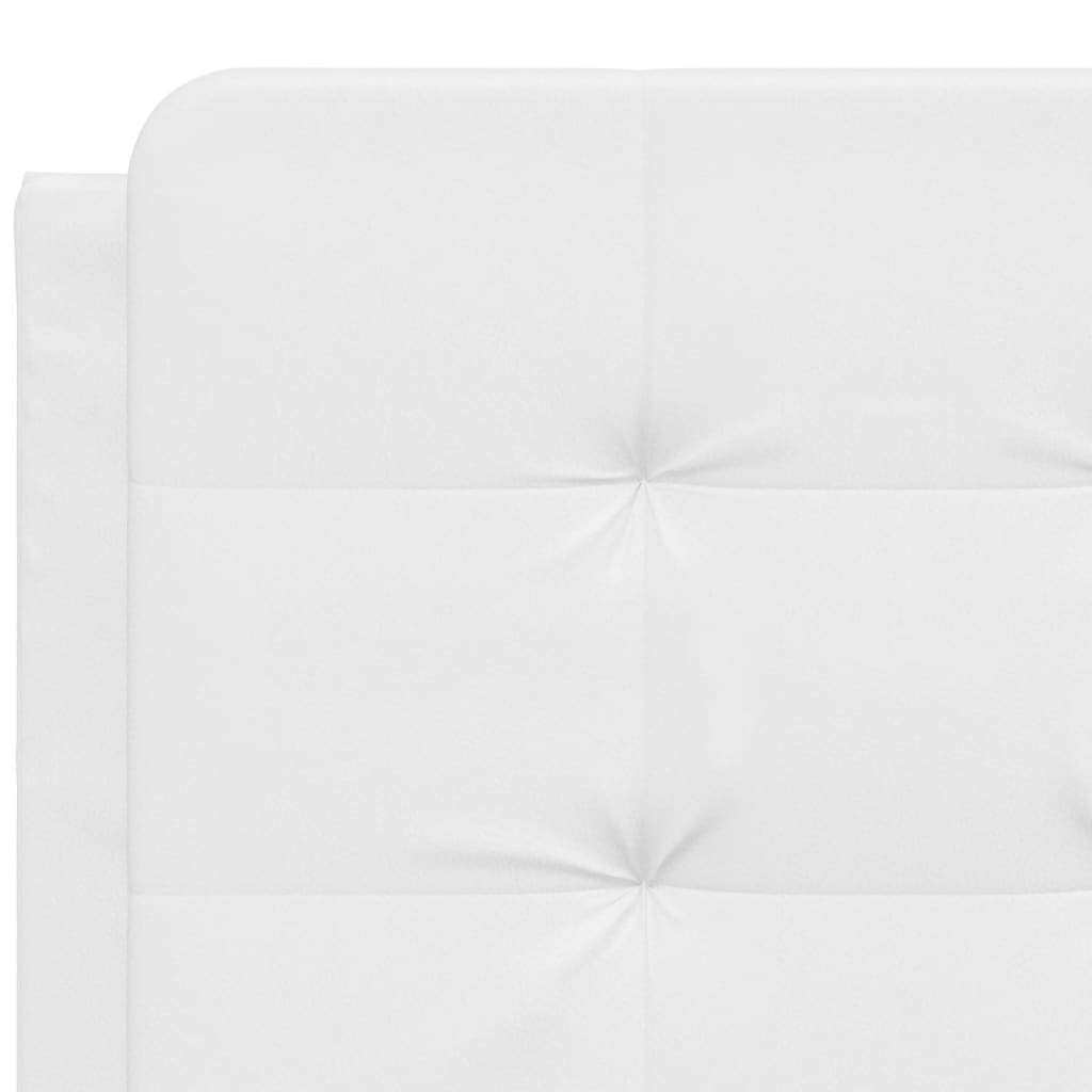 sengeramme uden madras Zadar 140x190 cm kunstlæder hvid