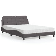 sengeramme uden madras Zadar 140x190 cm kunstlæder grå