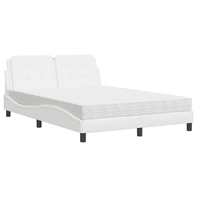 sengeramme uden madras Zadar 140x200 cm kunstlæder hvid