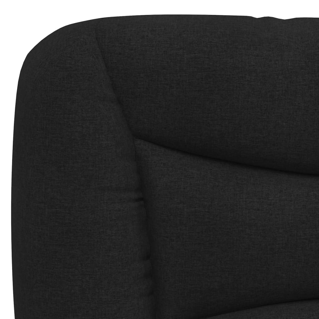 sengeramme med LED uden madras Hvar 120x200 cm stof sort