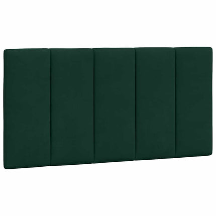 sengeramme med LED uden madras Hanko 100x200 cm velour mørkegrøn
