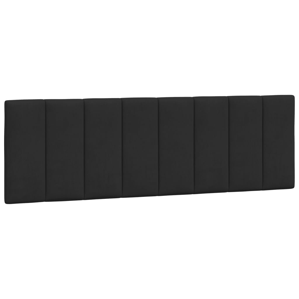 sengeramme med LED uden madras Hanko 160x200 cm velour sort
