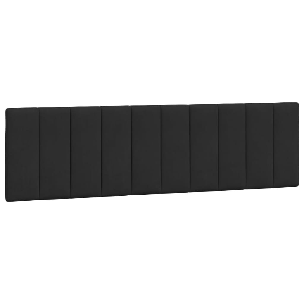 sengeramme med LED uden madras Hanko 180x200 cm velour sort